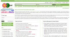 Desktop Screenshot of eprocure.gov.bd